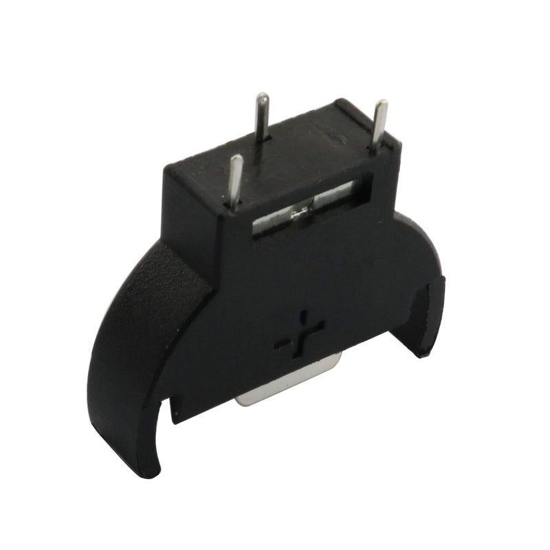 Tegg 20PCS Vertical CR2032 Shell Type Coin Button Cell Battery Sockets 3 Pin Holder Case - Image 3